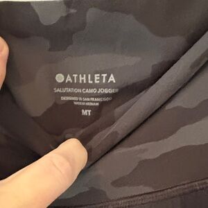 Athleta Gray Camo Joggers